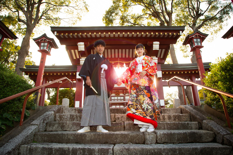 リンドマールフォトスタジオ　北九州 黒崎本店_神社・寺院で撮影できる