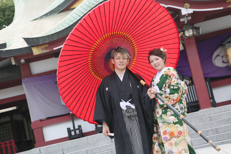 リンドマールフォトスタジオ　北九州 黒崎本店_神社・寺院で撮影できる