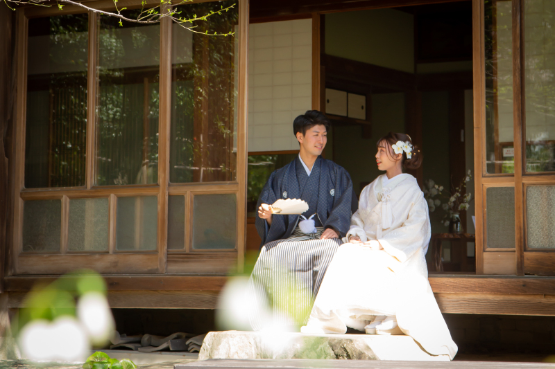 リンドマールフォトスタジオ 北九州 黒崎本店_庭園で撮影できる