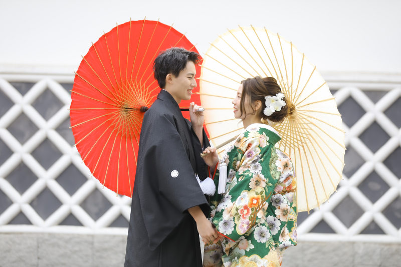 リンドマールフォトスタジオ 北九州 黒崎本店_色打掛・着物が豊富