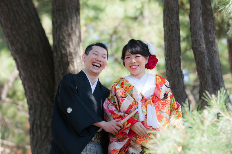 リンドマールフォトスタジオ 北九州 黒崎本店_色打掛・着物が豊富