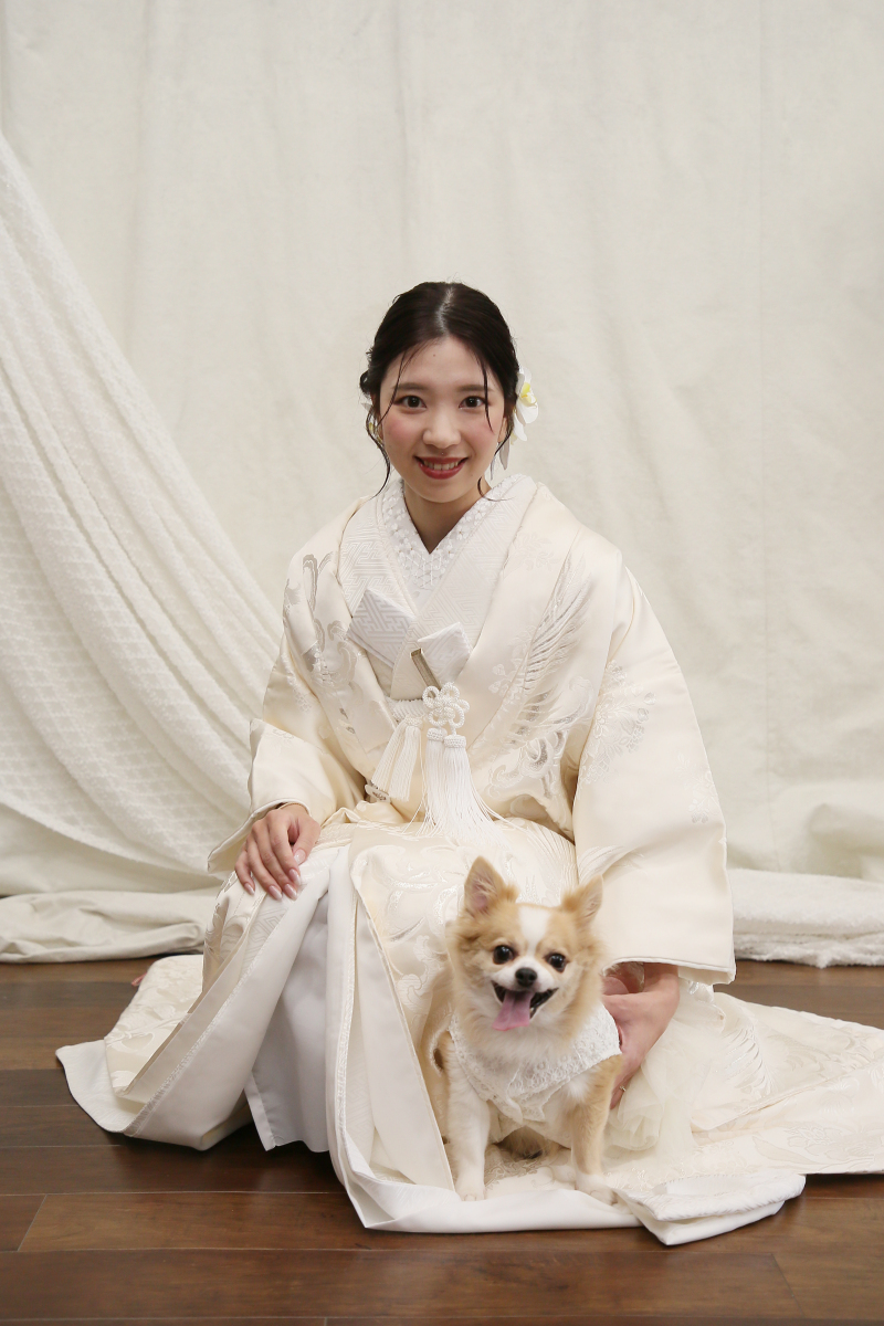 リンドマールフォトスタジオ 北九州 黒崎本店_ペットと一緒に撮影できる