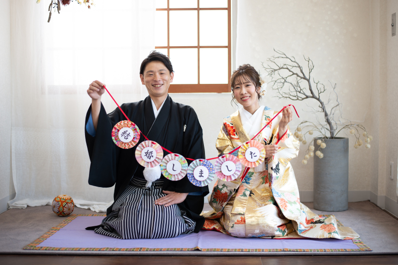 サプライズギフトにも♪『1dayPhotoプラン』◆和装1点◆スタジオ撮影データ6カット付き