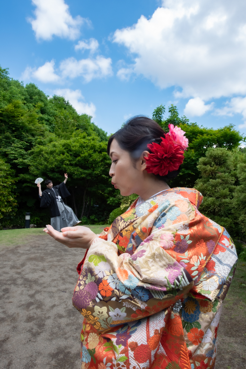 手乗りの新郎さま♪