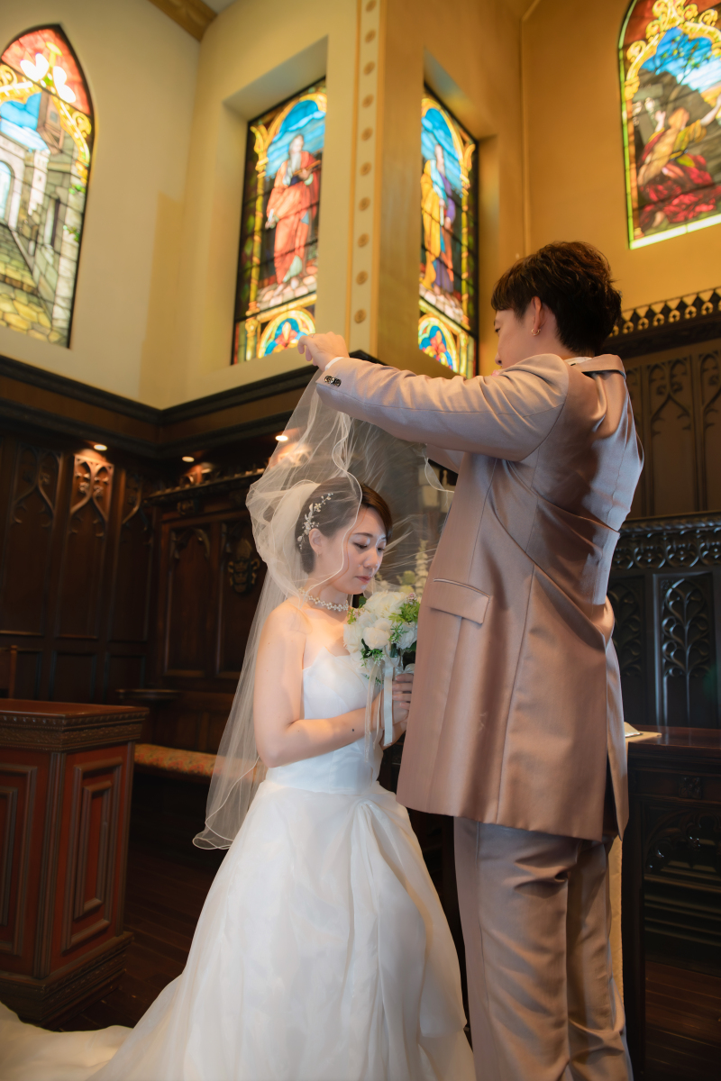 ベールアップシーン