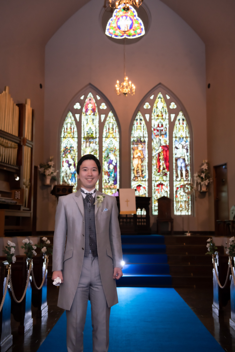 新郎さまのソロショット♪