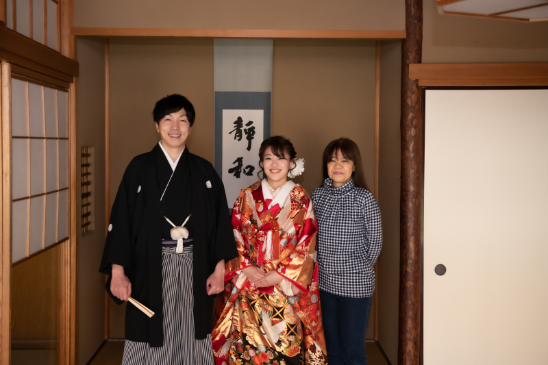 お母様との３ショット♪