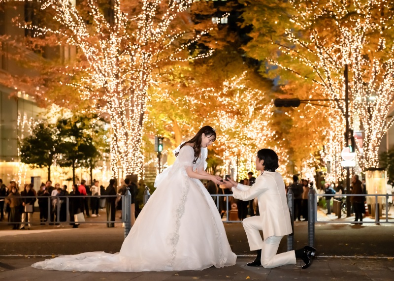 プロポーズシーン