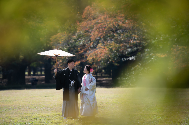 色づき始めた木々もあり…!