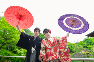 テーマは楽しく！庭園ロケとハウススタジオ撮影♬