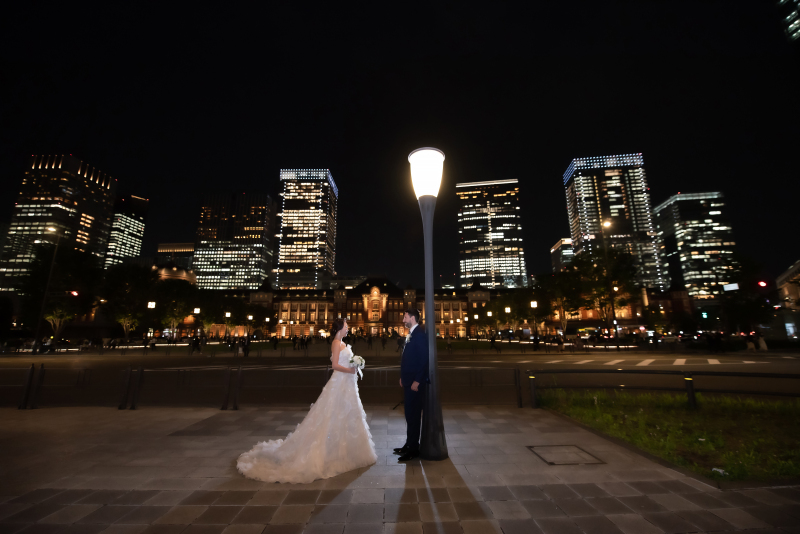 夜景はやっぱり東京駅で♪