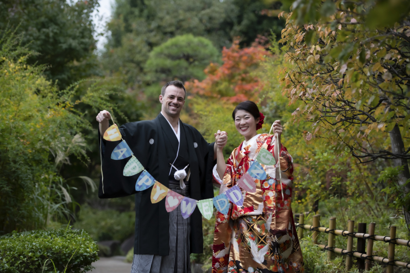 手をつないでガーランド！