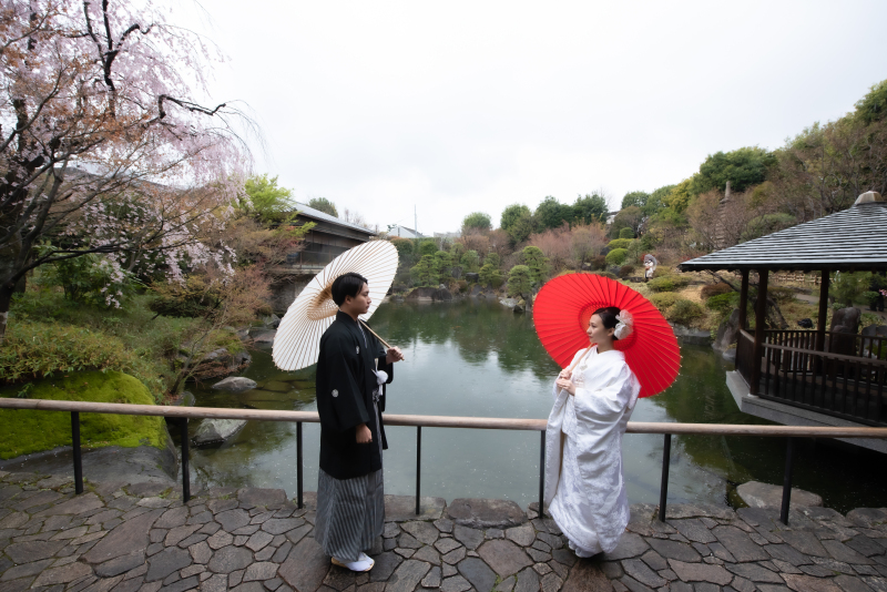 目白庭園の池♪