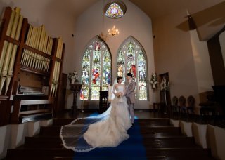 遠方より上京☆チャペル＆庭園撮影を同日で叶えた日！