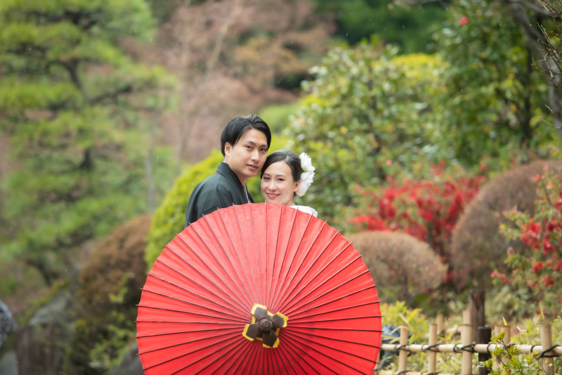 番傘を持って♪