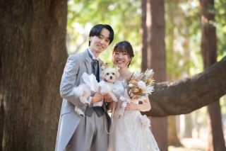 ペットも喜ぶ♡自然豊かな公園ロケ