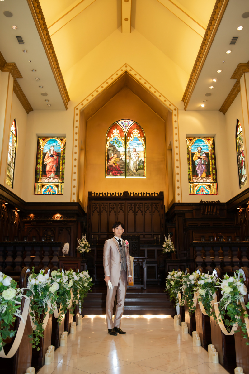 新郎さまのソロショット