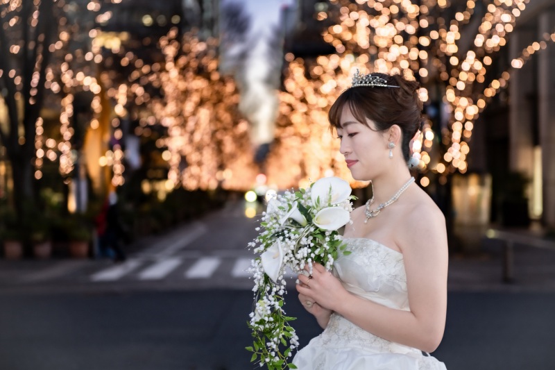 新婦さまのソロショット