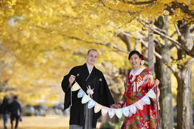 これぞ紅葉ロケーションの醍醐味