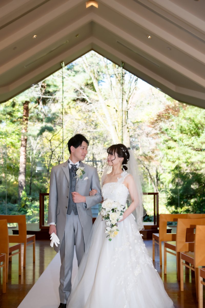 チャペル内にて