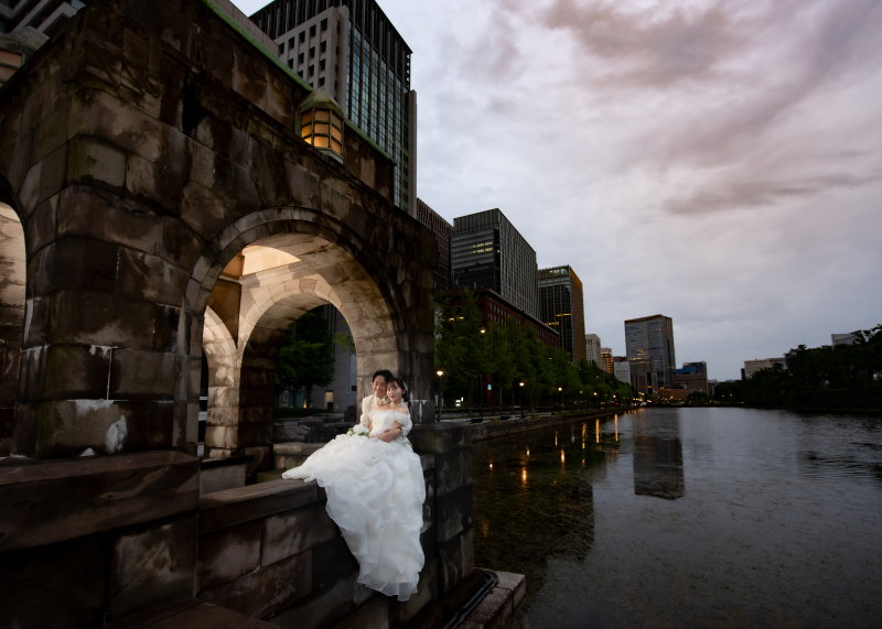 夕暮れの和田倉門