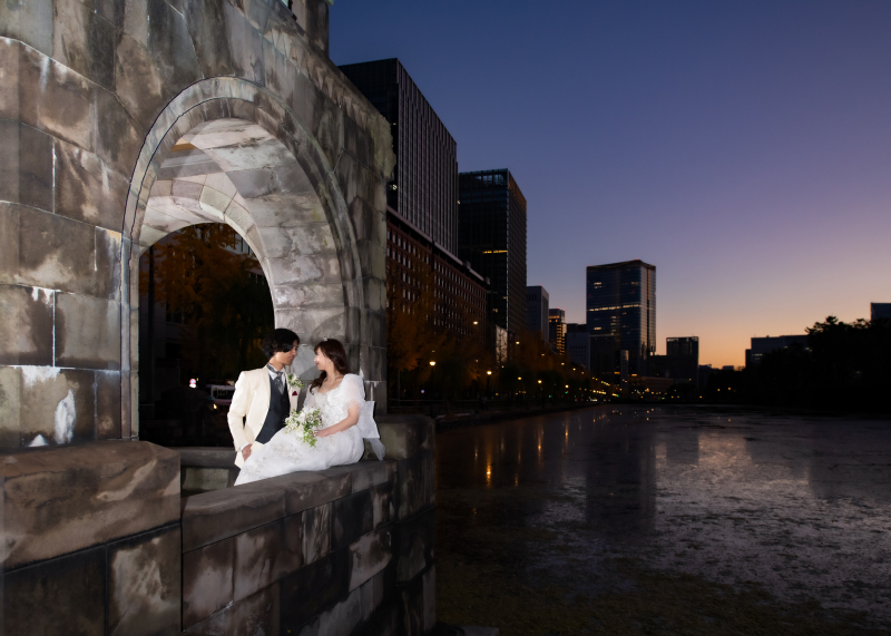 夕暮れの和田倉門