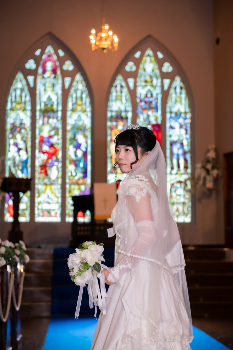 新婦さまのソロショット♪
