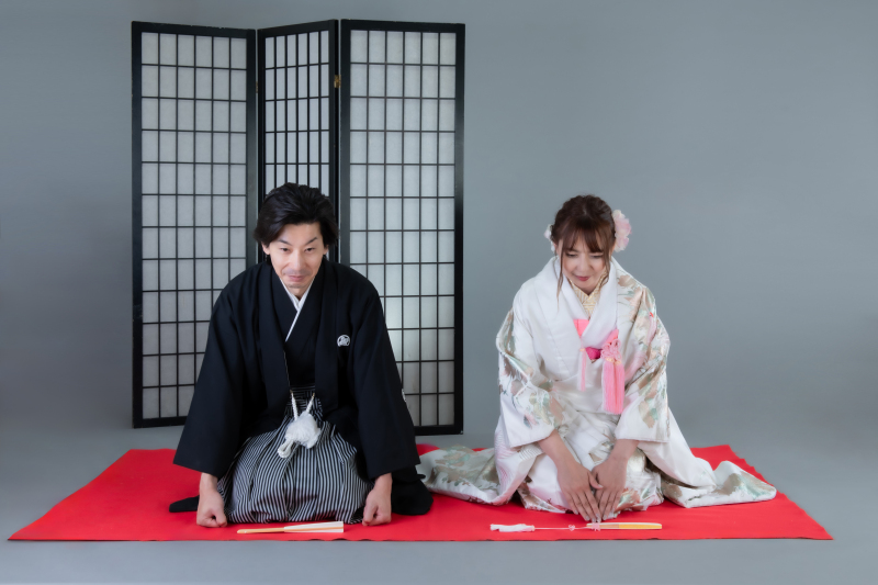 正座お辞儀ポーズ