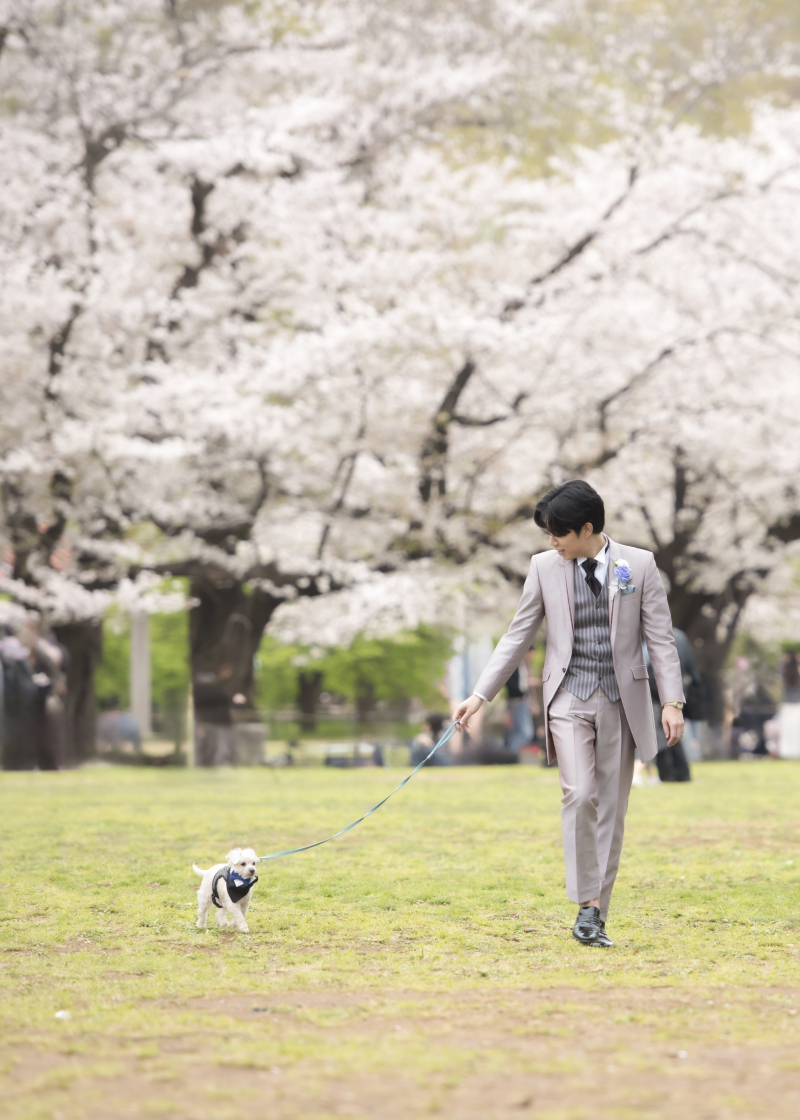新郎さまとわんちゃん★