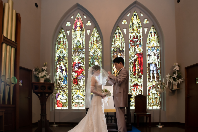 ベールアップシーン