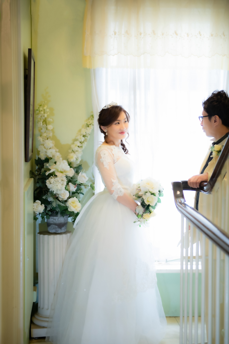 洋館の中でも楽しんで