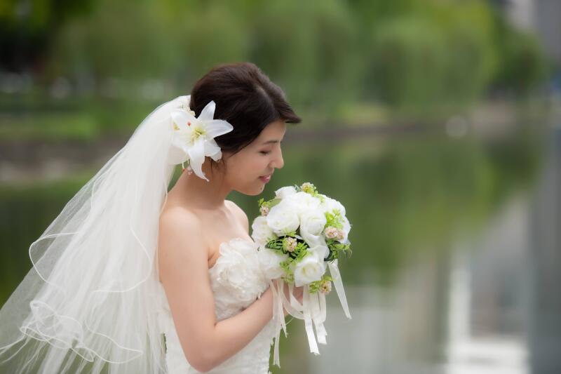 都会の緑の中で・・・♪