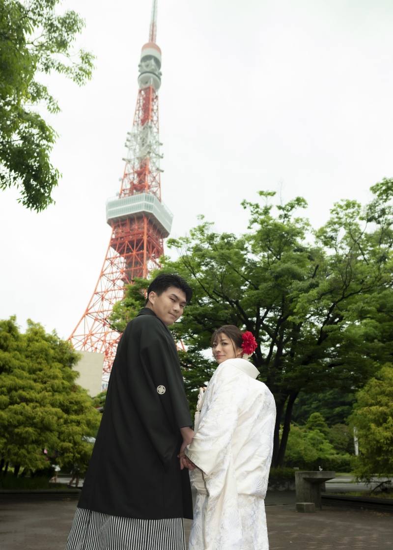 迫力の東京タワーと共に・・・