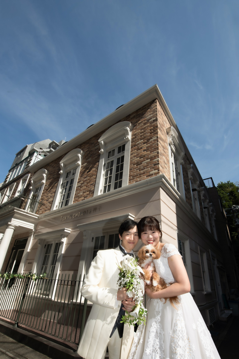 わんちゃんと一緒♡和装は公園！洋装はハウススタジオ！