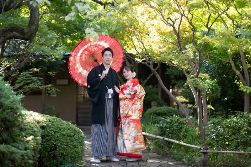 庭園撮影スタート!