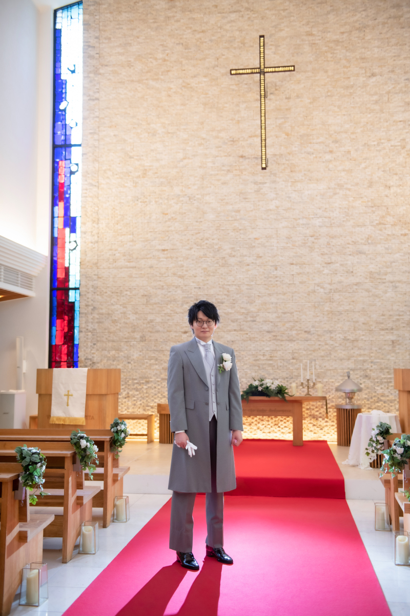 新郎さまのソロショット♪