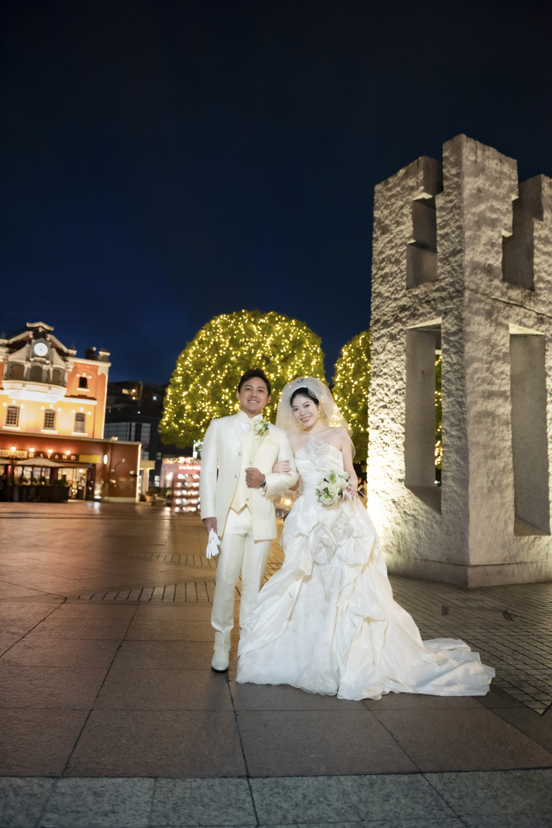 時計台をバックに！