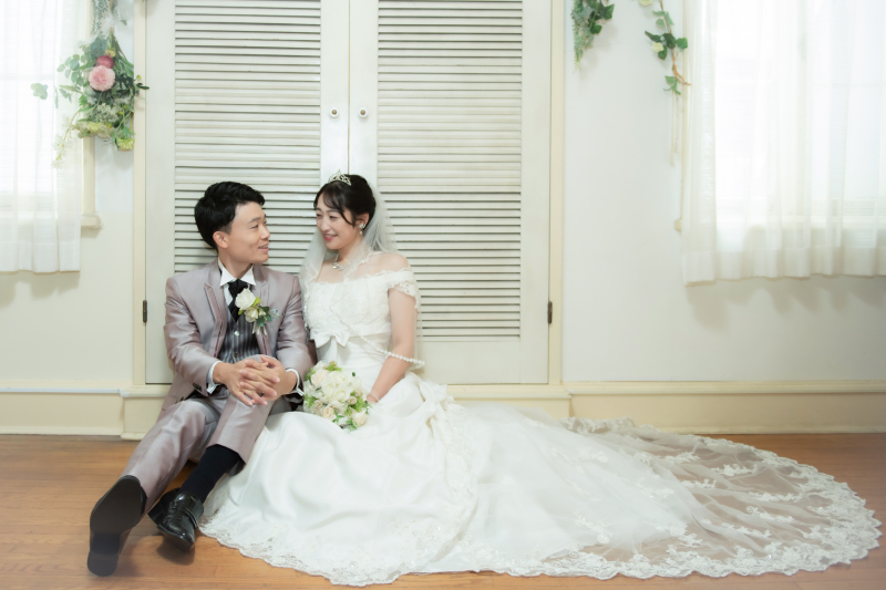 お座りショット