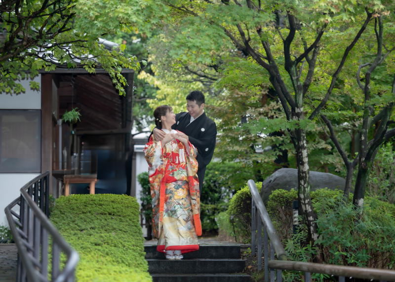 庭園撮影スタート♪