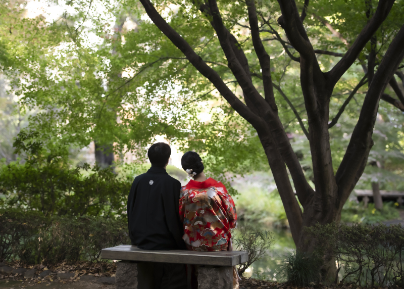 寄り添うおふたり♪