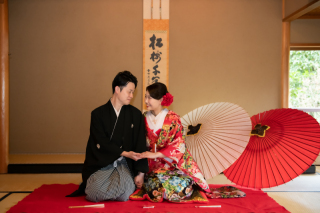 枝垂れ桜の目白庭園と趣ある和室撮影♪