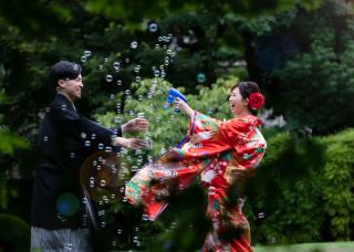 待ち焦がれていた念願の和装ロケーション