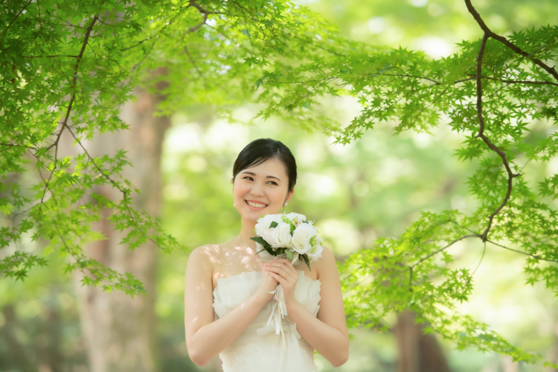新婦さまのソロショット♪