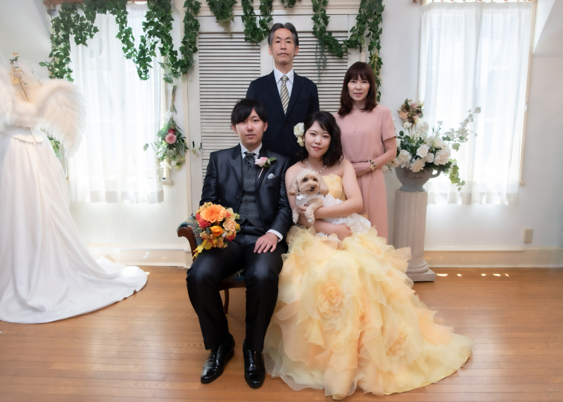 家族も愛犬も一緒に叶えたフォトW