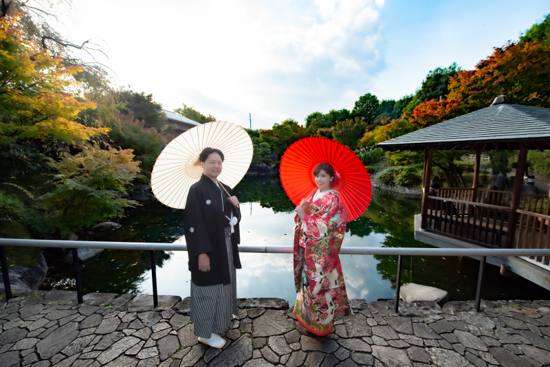 庭園撮影スタート♪