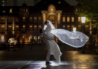 和装スタジオと夜景ロケーション