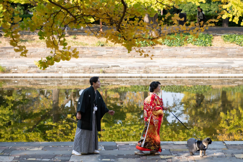 お散歩しながら…♪