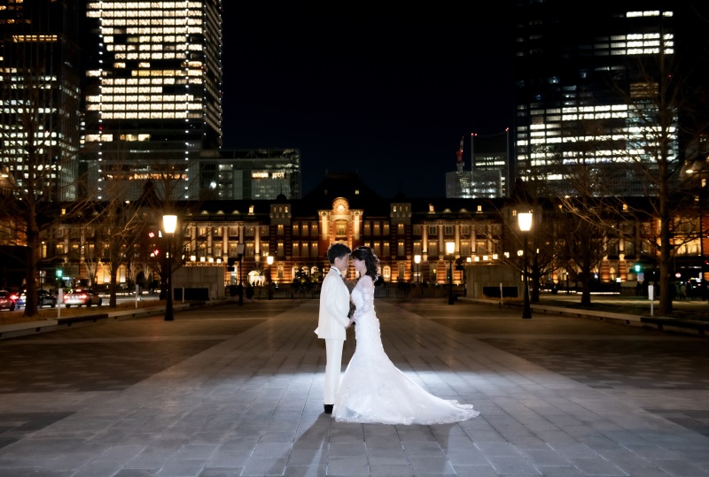 東京駅赤レンガ駅舎前♪