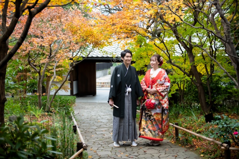 庭園撮影スタート♪