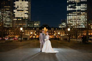 １DAY完結☆和装はスタジオ、洋装は東京駅夜景！